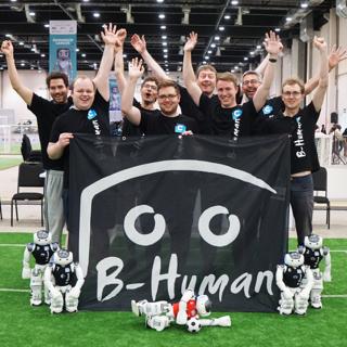 RoboCup Winners - Cheering!